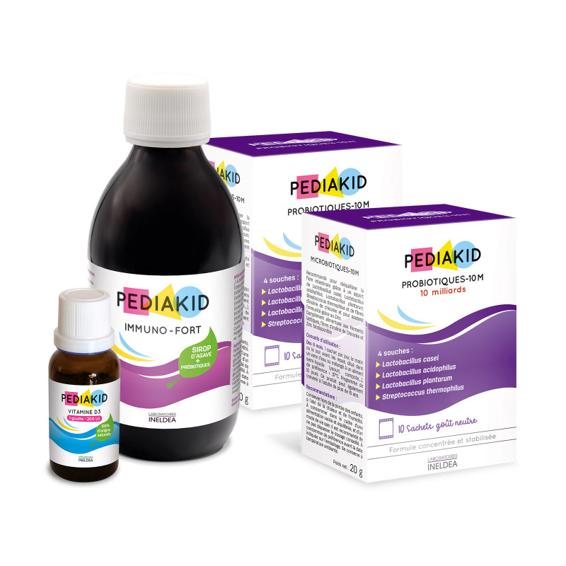 PEDIAKID IMMUNO FORT SIROP MYRTILLE 250ML