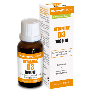 VITAMINE D3 NATURELLE 1000 UI