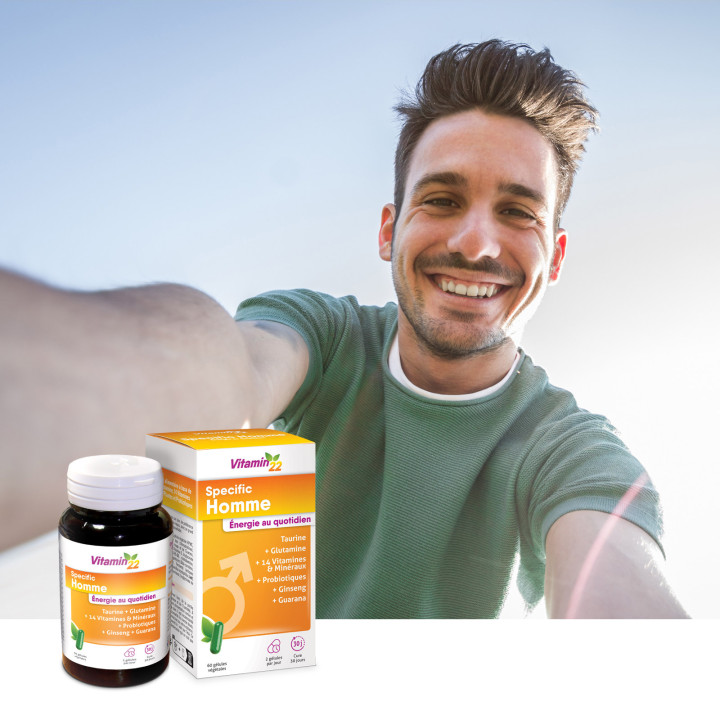 Vitamin'22 Specific Homme - Cure Vitamines pour Homme