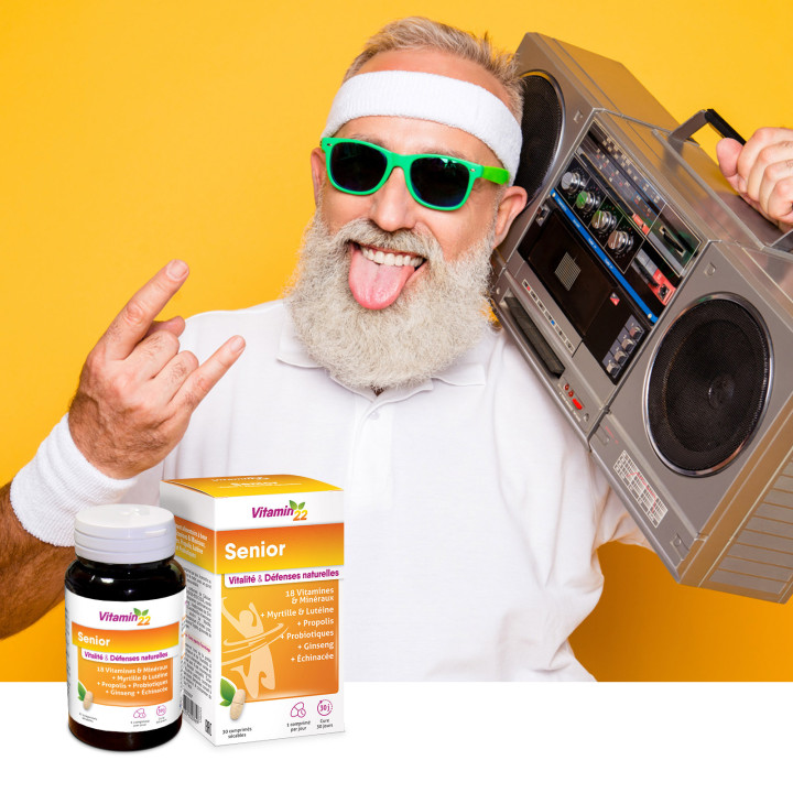 Vitamin'22 Senior - Tonus Vitalité & Défenses naturelles