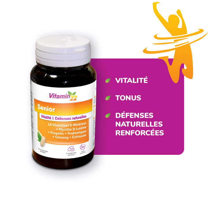PACK VITAMIN'22 SENIOR - Tonus & Vitalité après 50 ans