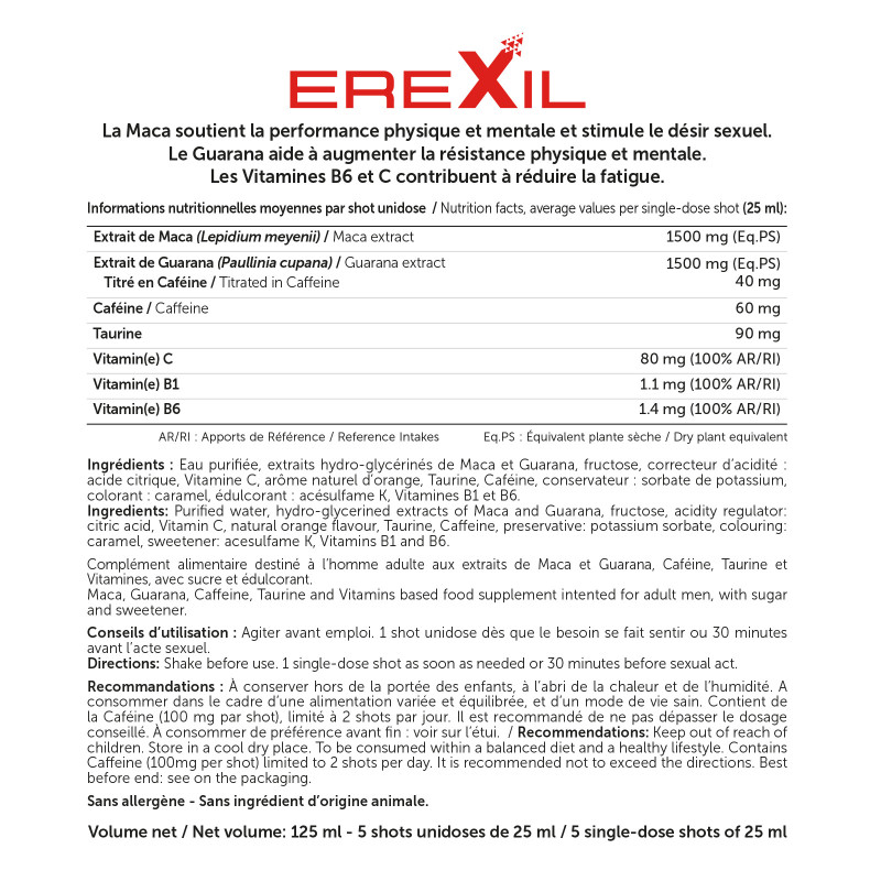 Erexol Avis : Analyse des ingrédients et témoignages sur les forums