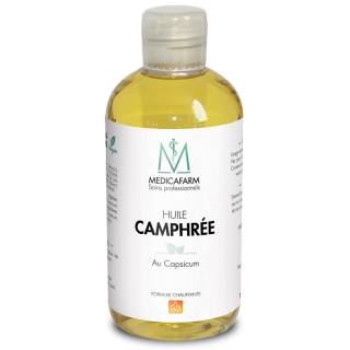 Huile camphrée MEDICAFARM - Formule chauffante Huile camphrée MEDICAFARM - Formule chauffante
