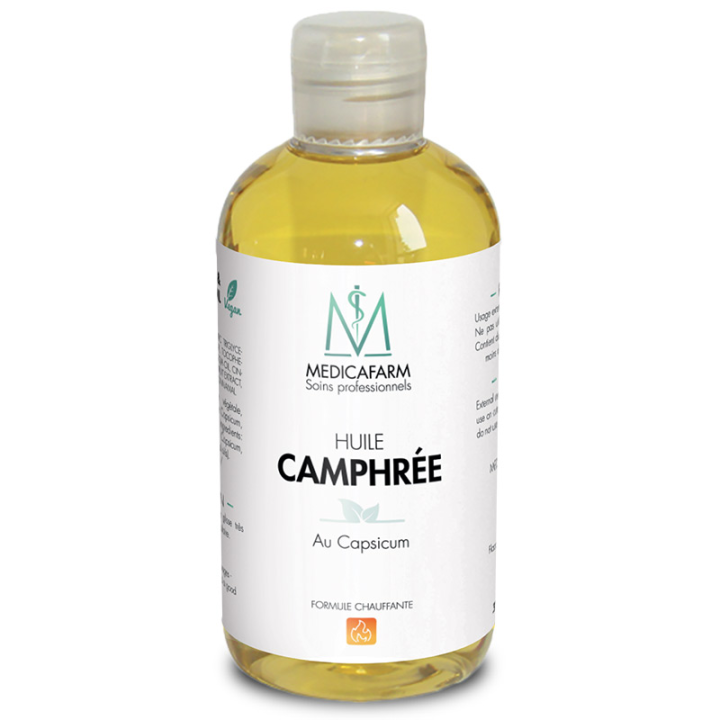 Huile camphrée MEDICAFARM - Formule chauffante