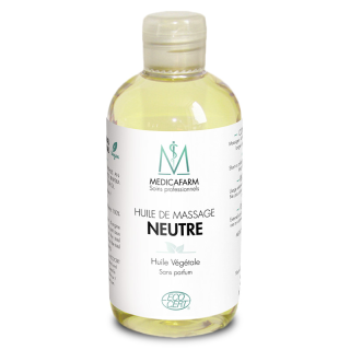 Huile de massage neutre végétale MEDICAFARM - Formule Bio & Vegan Huile de massage neutre végétale MEDICAFARM - Formule Bio & Vegan
