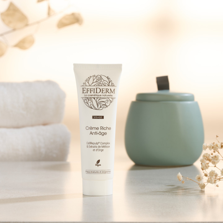 Crème Riche Anti-âge Effiderm - Lutte contre le vieillissement - 50 ml