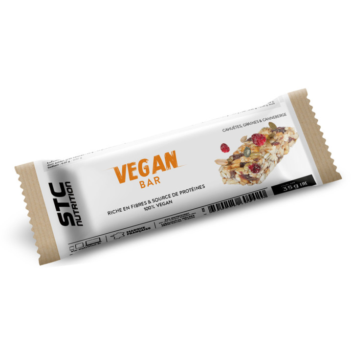 Vegan Bar barre énergétique 100% Vegan - Etui de 5 barres de 35 g