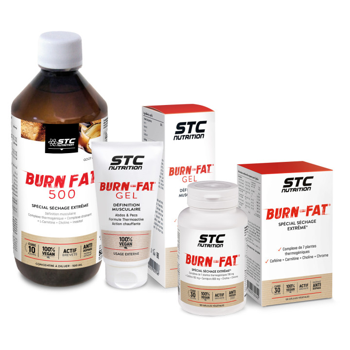 Pack Burn-Fat: Brûle-graisse et déstockage - Cure complète 1 mois