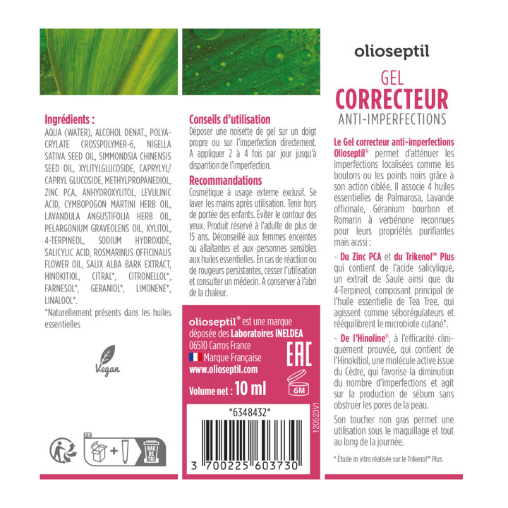 Gel Correcteur Anti-imperfections Olioseptil