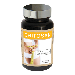 Chitosan - Absorbe les sucres et les graisses - 60 gélules végétales Chitosan - Absorbe les sucres et les graisses - 60 gélules végétales