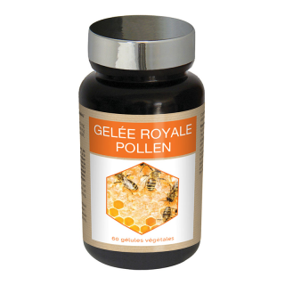 Gelée Royale Pollen - Augmente résistance de l'organisme - 60 gélules Gelée Royale Pollen - Augmente résistance de l'organisme - 60 gélules