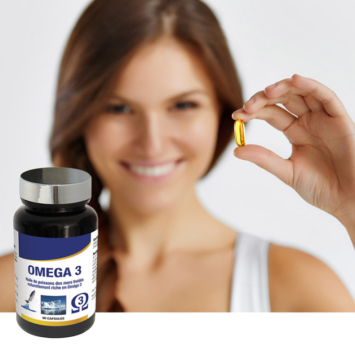 Oméga 3 - Fonctions cognitives et santé cardiovasculaire - 60 capsules
