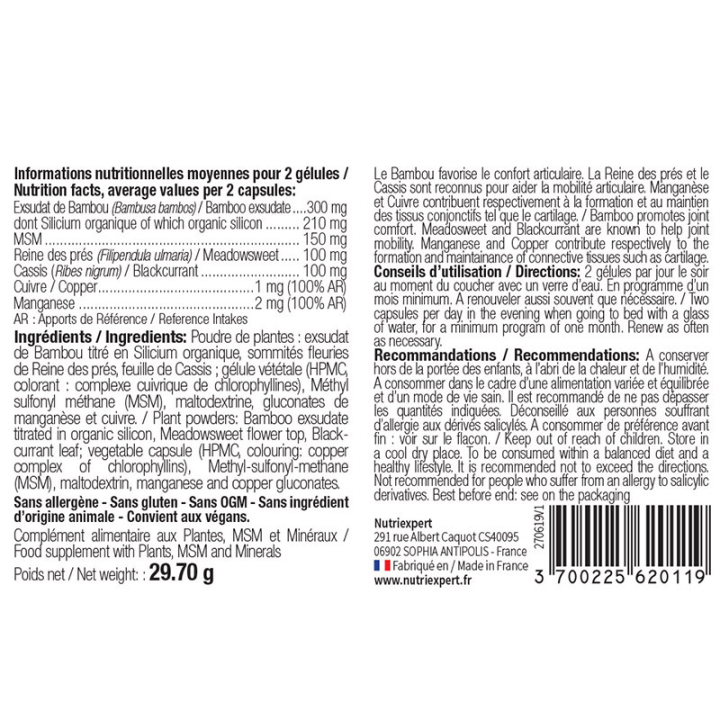 Artrogenol - Améliore la flexibilité des articulations - 60 gélules