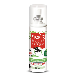 STOPIQ Bouclier Extrême -  - Spray répulsif insectes - Spray de 75 ml STOPIQ Bouclier Extrême -  - Spray répulsif insectes - Spray de 75 ml