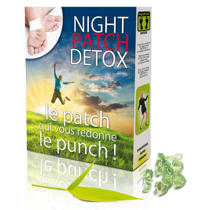 Night Patch Detox Nutriexpert - Élimine impuretés + toxines - 10patchs