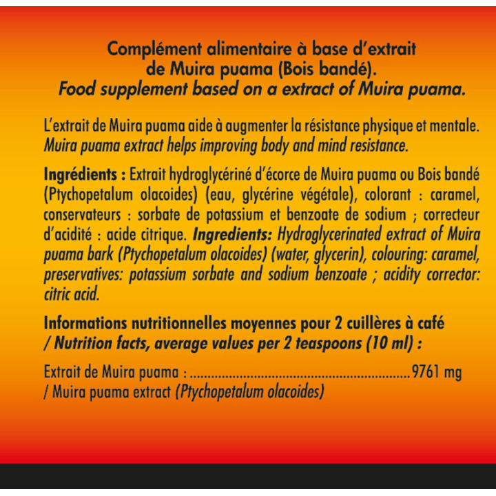 100% Bois Bandé Nutriexpert - Concentration maximale - Flacon 200 ml.