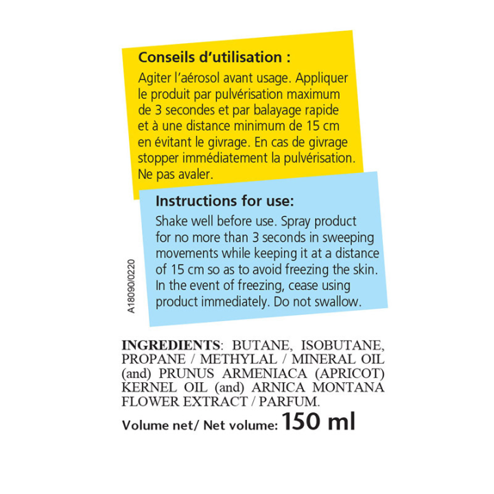 Arni Cryo Spray Nutriexpert - Soulage les douleurs articulaires