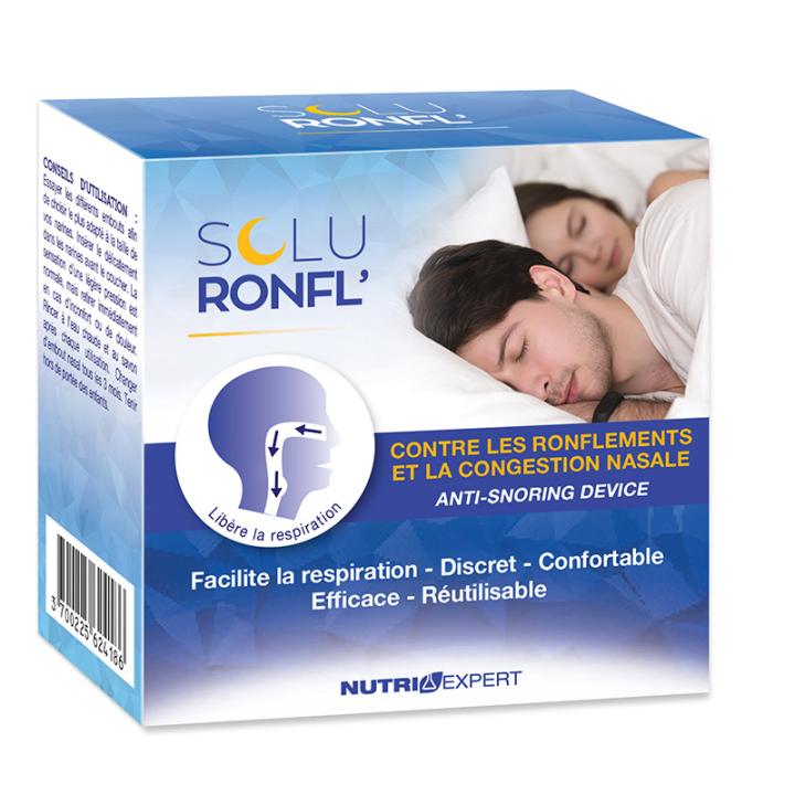 Anti ronflements - Soluronfl' : Dispositif Nasal Anti-ronflements