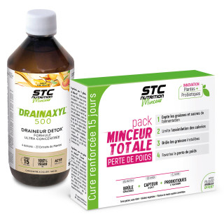 DUO MINCEUR - Saveur Thé Pêche - STC Nutrition - Cure 30j DUO MINCEUR - Saveur Thé Pêche - STC Nutrition - Cure 30j