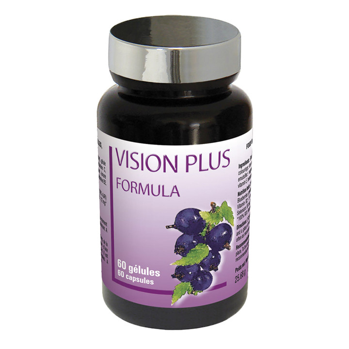 Vision Plus - Améliore la vision et l’acuité visuelle - 60 gélules