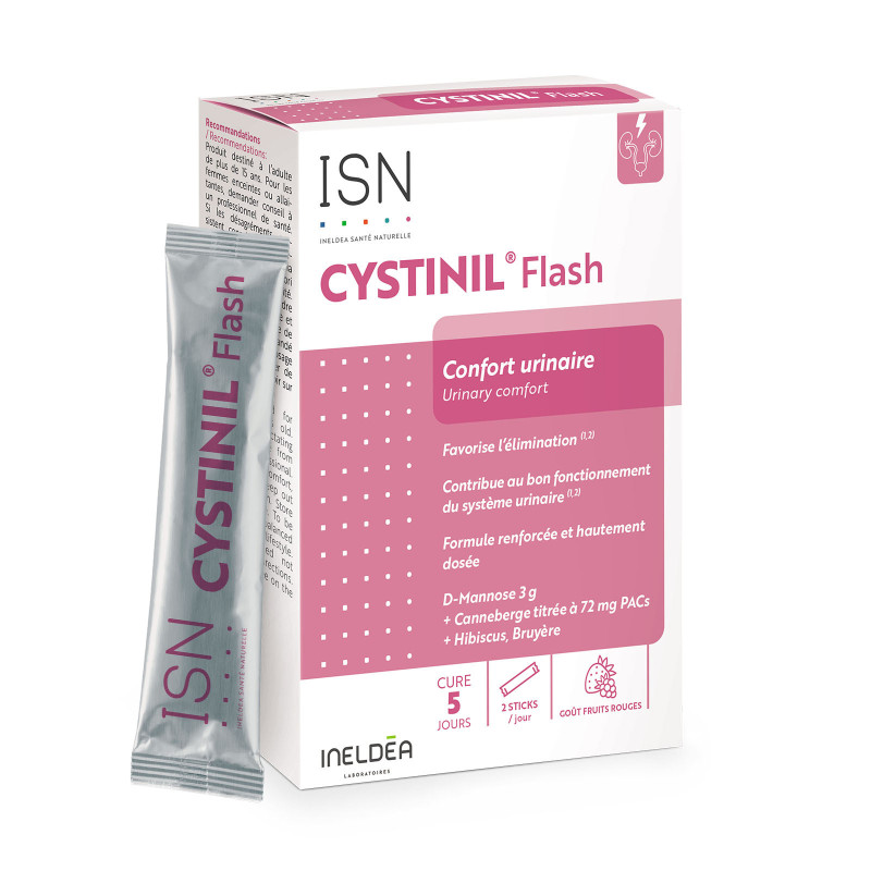 Cystinil Flash - ISN - D-mannose et cranberry