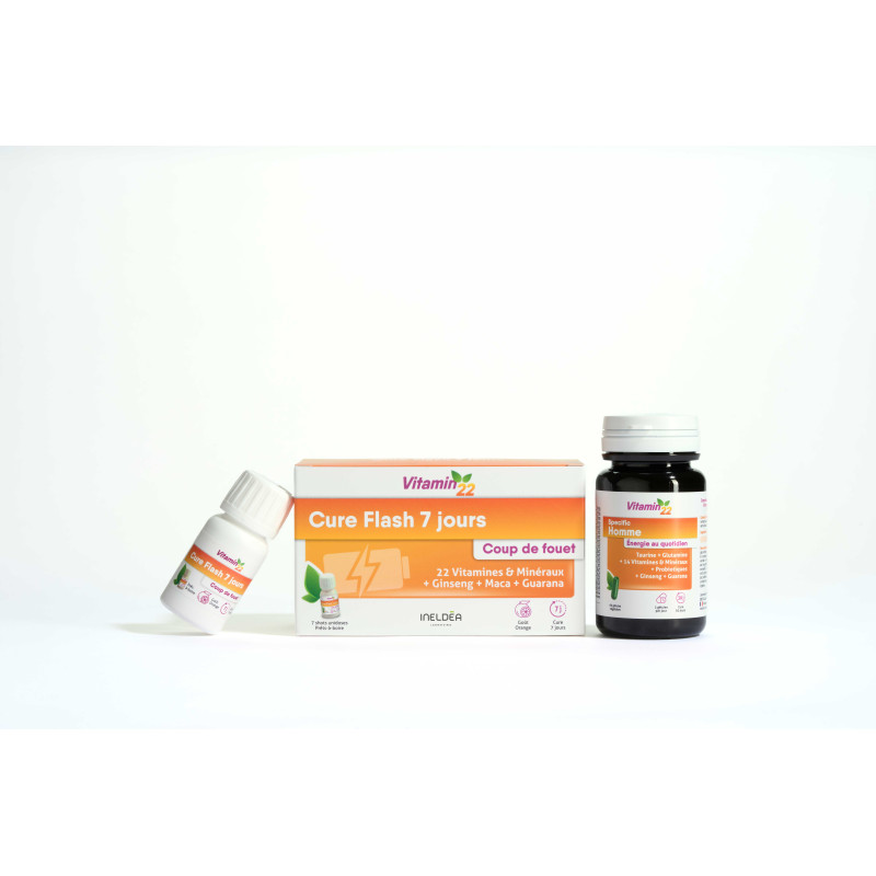 Pack programme vitamin Homme - Vitamin22 - Shopping Nature