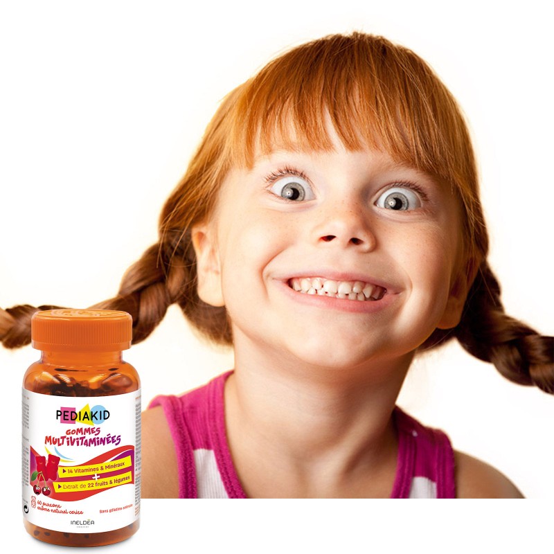 Multivitamin Gums - PEDIAKID - Dose mit 60 Bärchen Multivitamin Gums - PEDIAKID - Dose mit 60 Bärchen