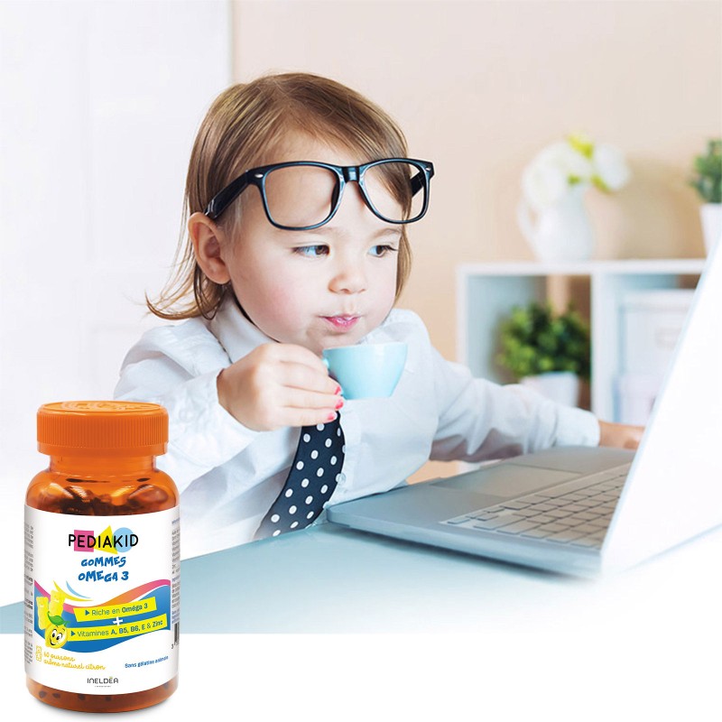 Omega 3 Gums - PEDIAKID - Dose mit 60 Bärchen Omega 3 Gums - PEDIAKID - Dose mit 60 Bärchen