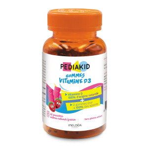 Vitamin D3 Gums - PEDIAKID - Dose mit 60 Bärchen Vitamin D3 Gums - PEDIAKID - Dose mit 60 Bärchen