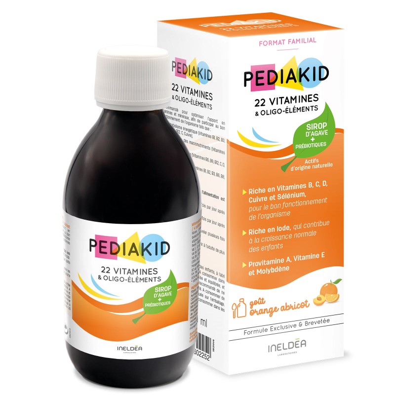 PEDIAKID® 22 Vitamines et Oligo-éléments - Optimise les apports PEDIAKID® 22 Vitamines et Oligo-éléments - Optimise les apports