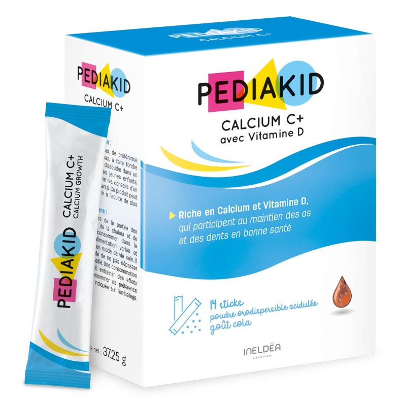 Kalzium C+ - PEDIAKID - Etui mit 14 Sticks Kalzium C+ - PEDIAKID - Etui mit 14 Sticks