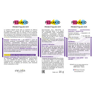 Probiotika-10M - PEDIAKID - 10 Beutel Pulver zum Auflösen Probiotika-10M - PEDIAKID - 10 Beutel Pulver zum Auflösen