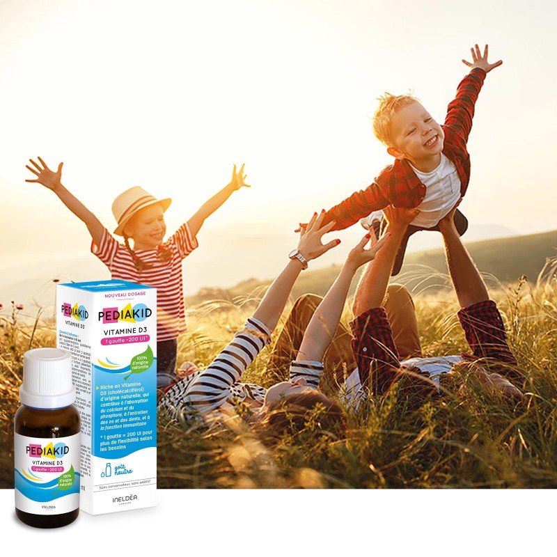 Vitamin D3 - PEDIAKID - 20-ml - Tropfenzählerflasche Vitamin D3 - PEDIAKID - 20-ml - Tropfenzählerflasche