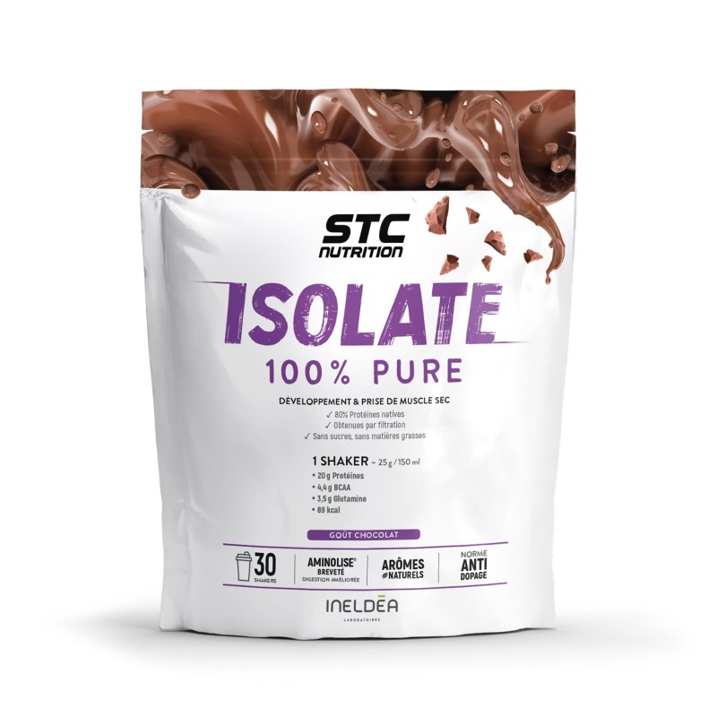 Isolate 100% Pure: Spéciale prise de muscle sec - 750g - Fruits Rouges Isolate 100% Pure: Spéciale prise de muscle sec - 750g - Fruits Rouges