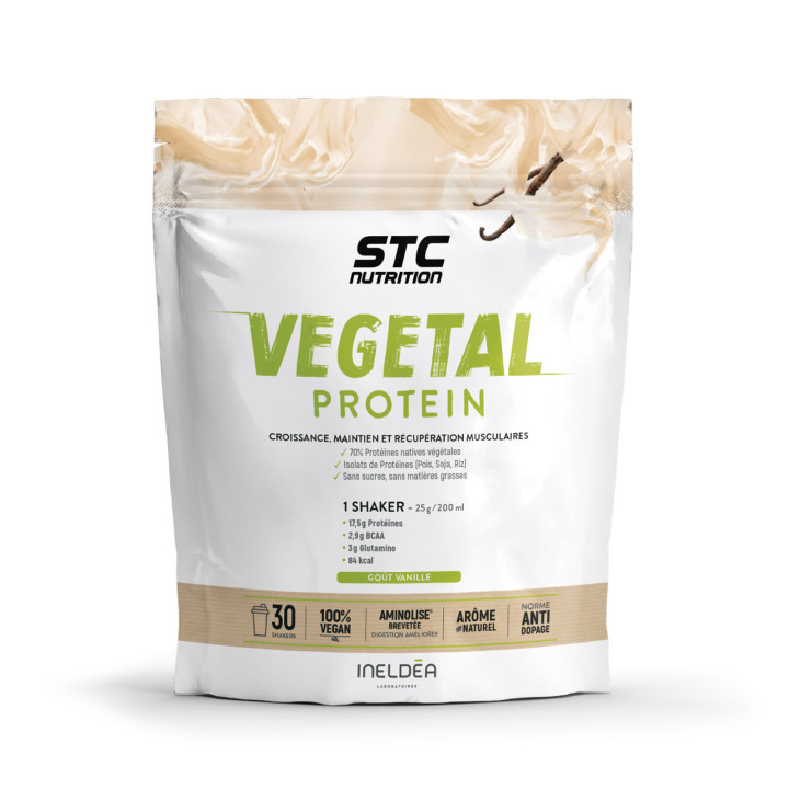 Vegetal Protein - STC Nutrition - protéine végétale poids soja et riz - Vanille
