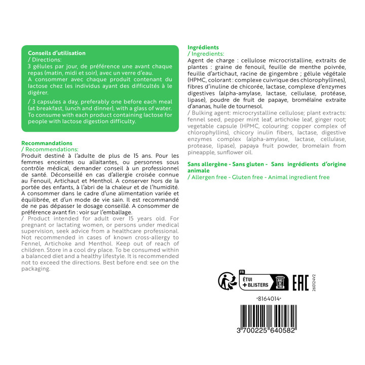 Digelise ISN - Stimule les fonctions digestives - Ineldea