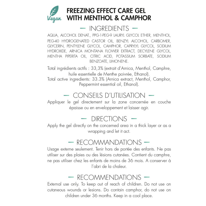 Gel de Soin CRYO-K Medicafarm 250ml airless