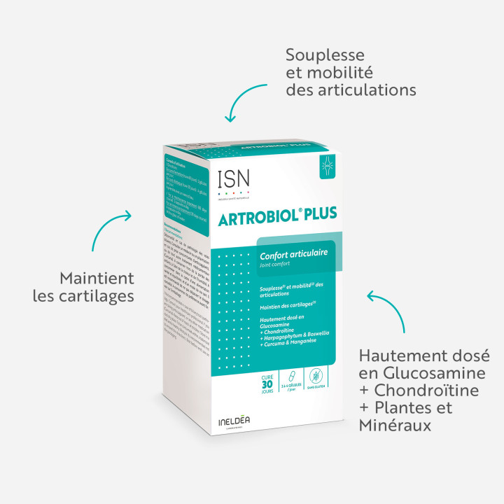 Artrobiol Plus Ineldea Santé Naturelle - Confort Articulaire - Ostéol
