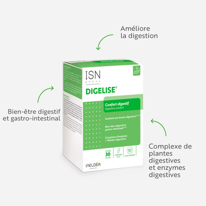 Digelise ISN - Stimule les fonctions digestives - Ineldea