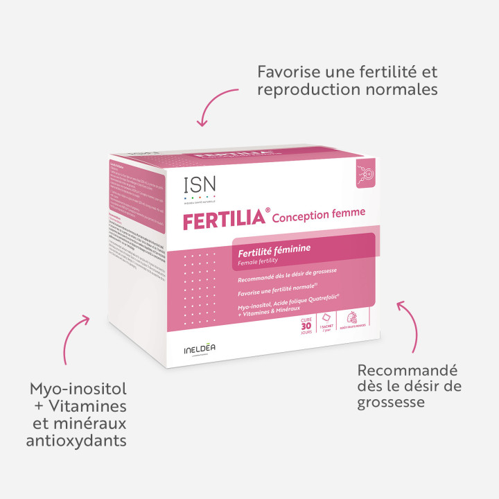 FERTILIA® CONCEPTION FEMME - Ineldea Santé Naturelle - Fertilité Femme