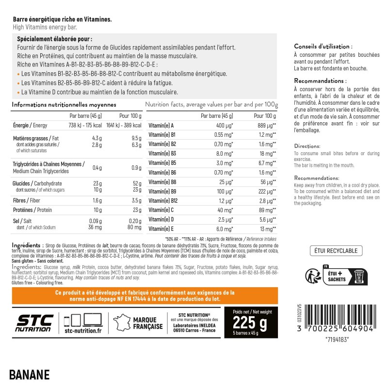 VO2 MAX® BAR - Barre énergétique haute performance VO2 MAX® BAR - Barre énergétique haute performance