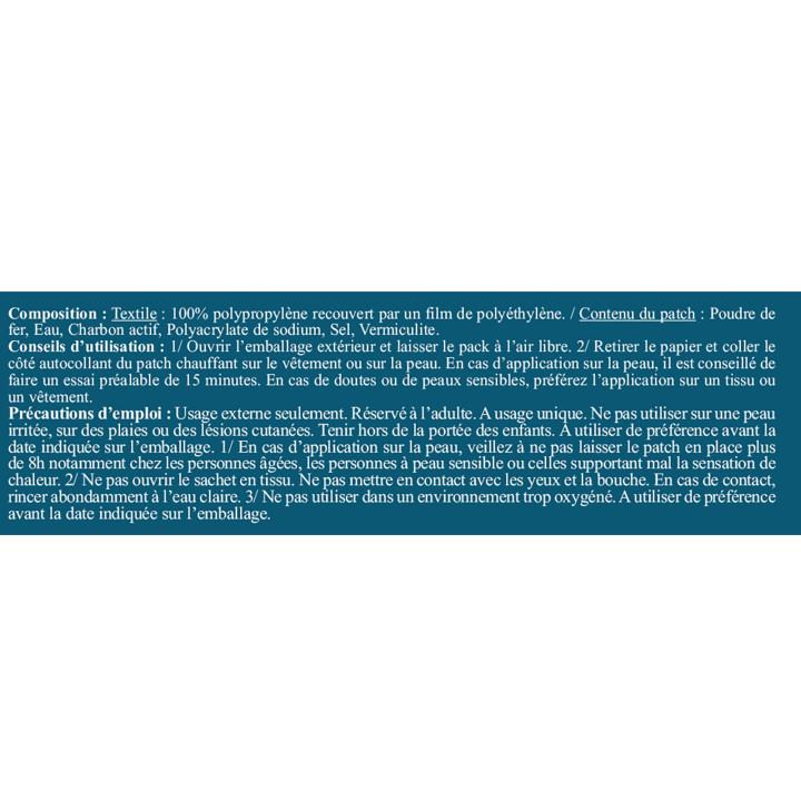 Arthrosteol Patch Chauffant - Actions ciblées - Etui de 10 patchs