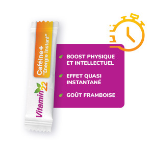 VITAMIN’22 CAFEINE + « ENERGIE INSTANT »