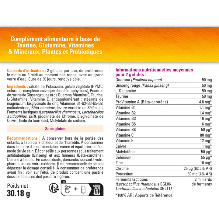 Vitamin'22 Specific Homme - Cure Vitamines pour Homme