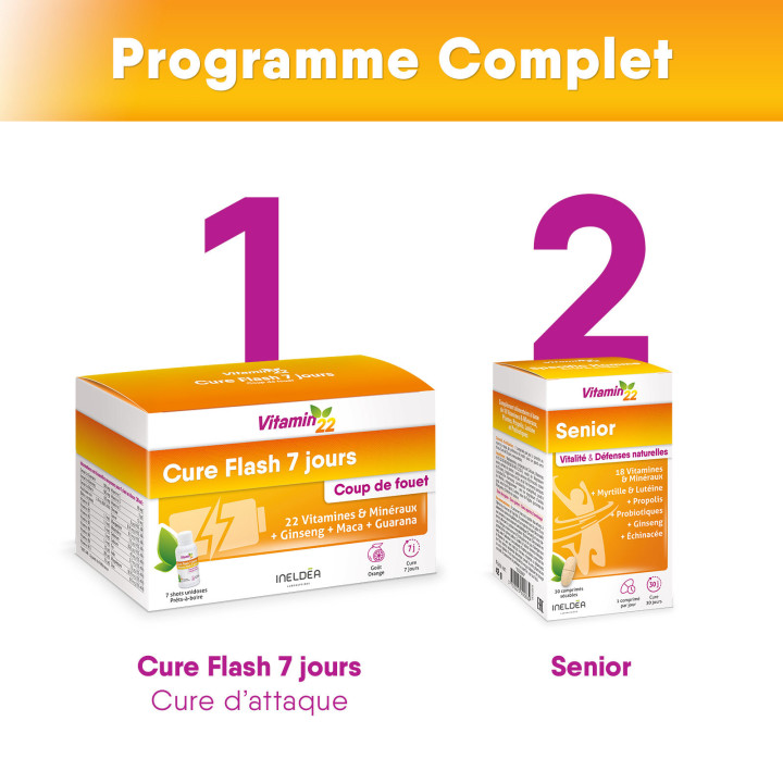 Vitamin'22 Senior - Tonus Vitalité & Défenses naturelles
