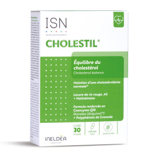 CHOLESTIL® - Equilibre du cholestérol - 30 gélules végétales. CHOLESTIL® - Equilibre du cholestérol - 30 gélules végétales.