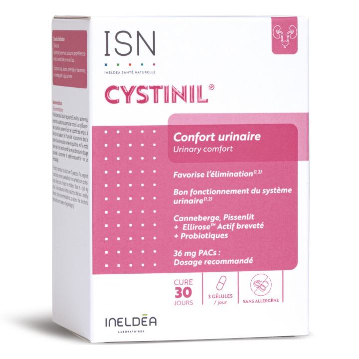 Cystinil ISN - Prévient les troubles urinaires - Ineldea Santé Naturelle