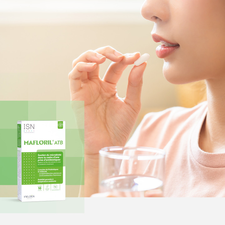Mafloril ATB ISN - Soutien nutritionnel en cas de prise d’antibiotiques Mafloril ATB ISN - Soutien nutritionnel en cas de prise d’antibiotiques