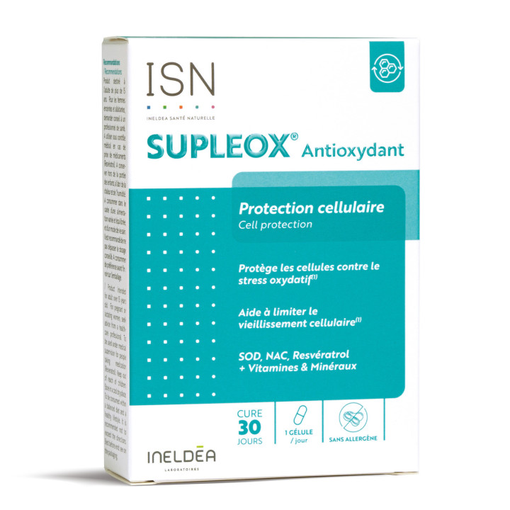 SUPLEOX Antioxydants - Protection cellulaire - ISN