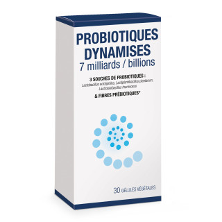 Probiotiques Dynamisés - 7 milliards de ferments lactiques - 30 gélules Probiotiques Dynamisés - 7 milliards de ferments lactiques - 30 gélules